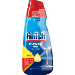 Гель для мытья посуды в посудомоечной машине Finish Power Gel Лимон, 900 мл